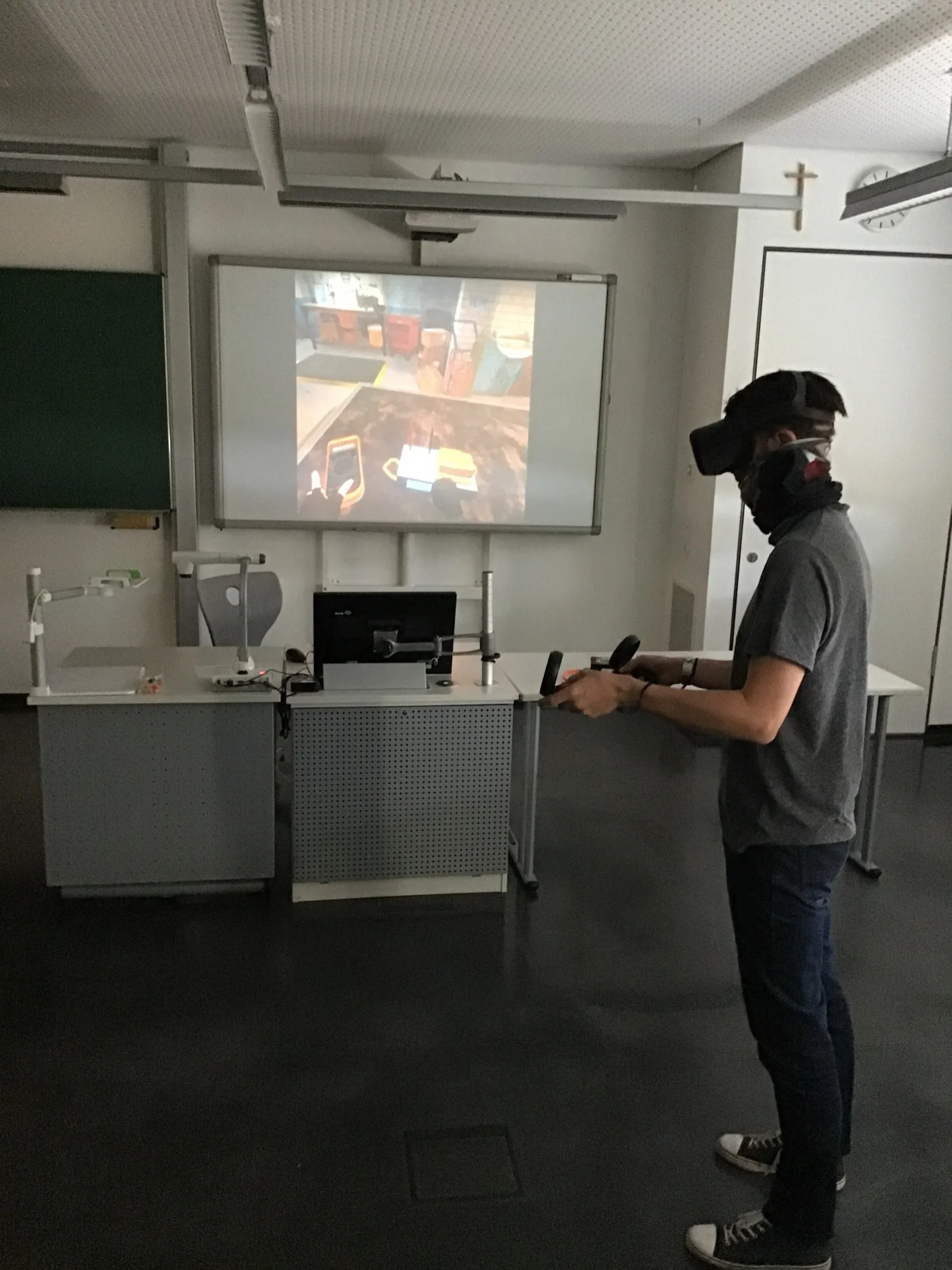 VR Garage in use
